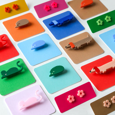 Super Cute Sausage Dog Brooch