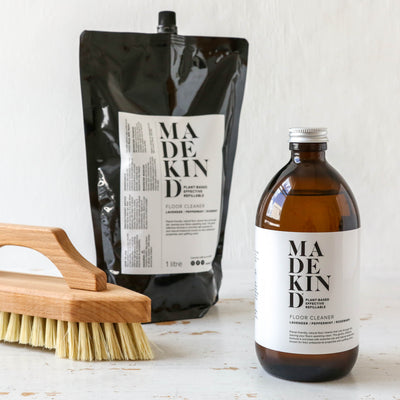 Natural Floor Cleaner - Glass Bottle or Refill Pouch