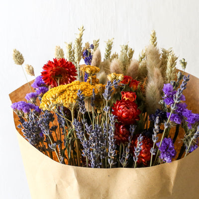 Extra Large Dried Flower Bouquet - Brights