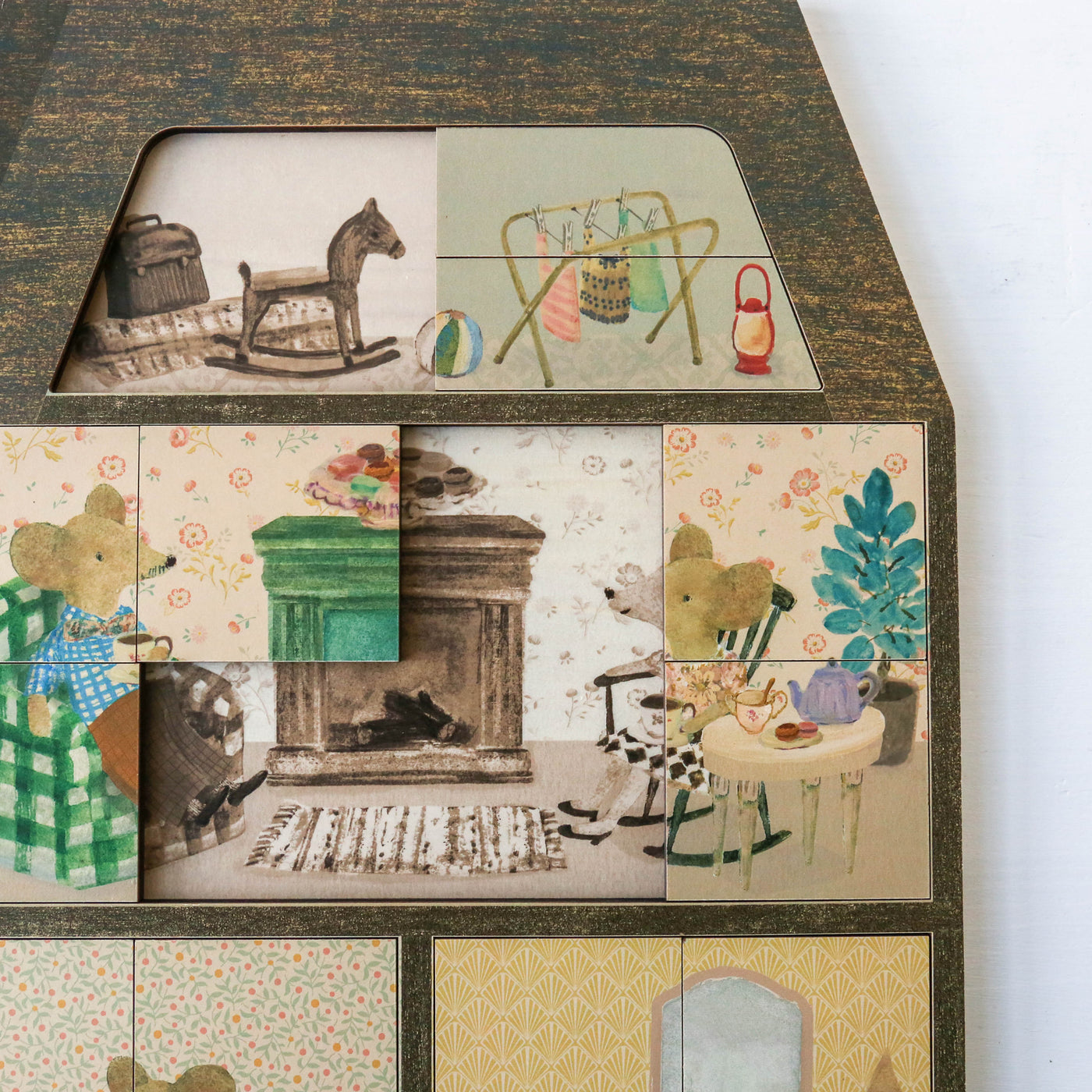 Maileg Mouse Hole Farmhouse Puzzle