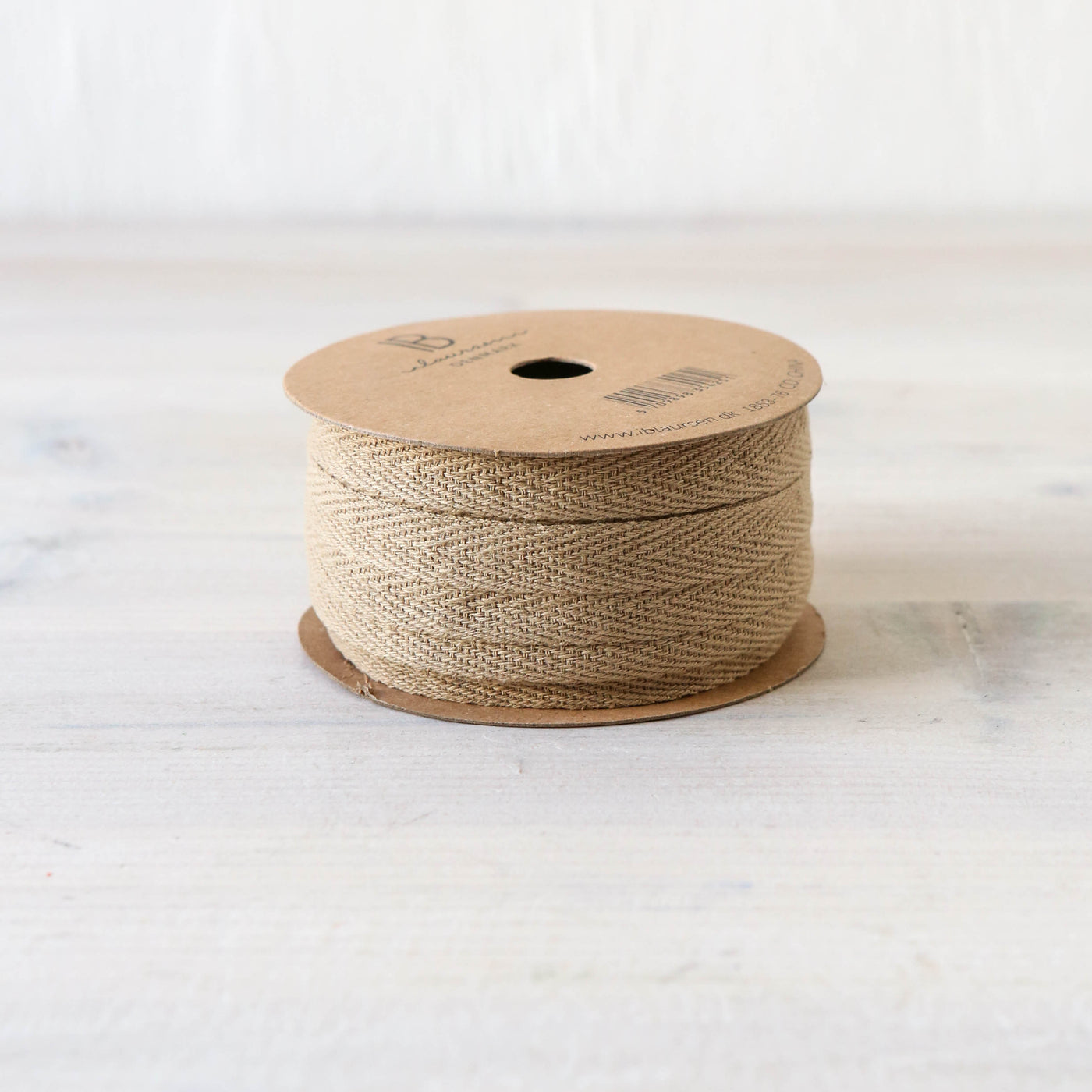 Cotton Herringbone Ribbon on Spool - 5m