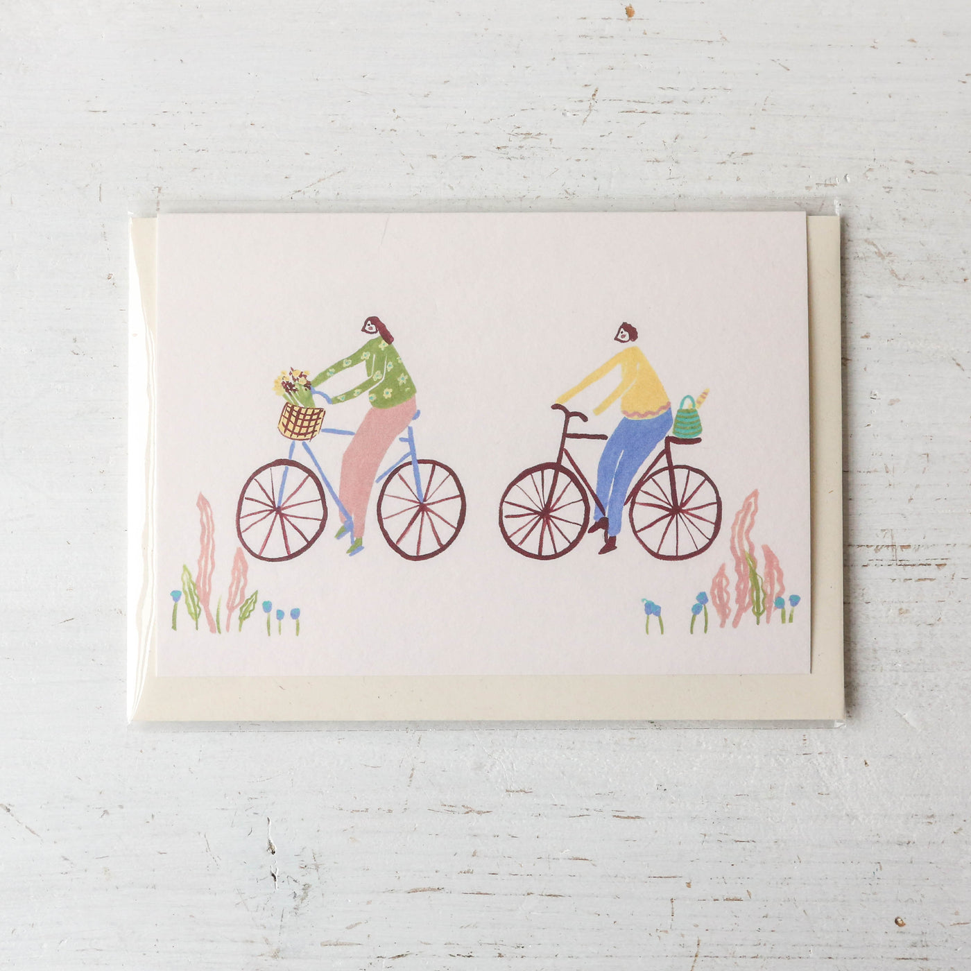 Off On A Bike Ride Card