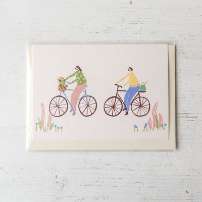 Off On A Bike Ride Card