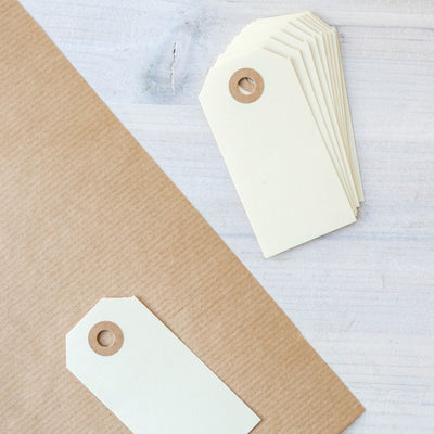 Pack of 10 Kraft Gift Tags - Large