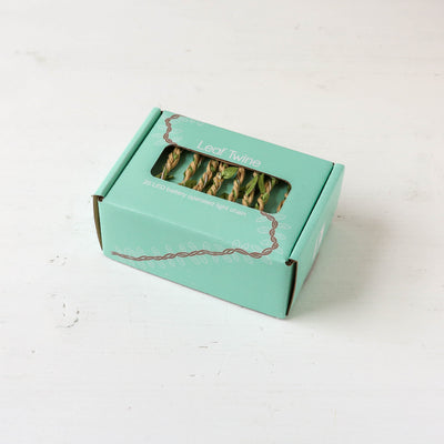 'Leaf Twine' Wire String Lights - 20 lights 1.9m, Battery Powered