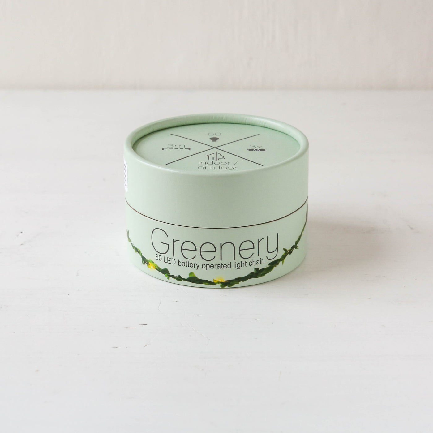 'Greenery' Wire String Lights - 60 lights 3m, Battery Powered