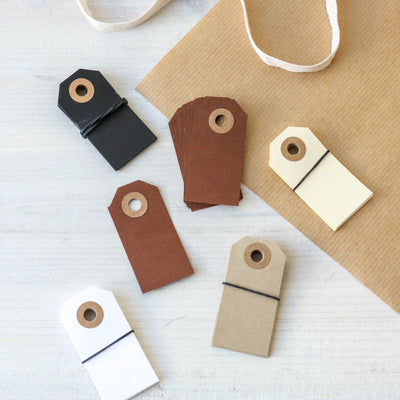 Pack of 10 Kraft Gift Tags - Small