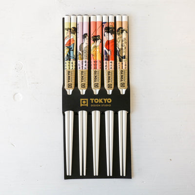 Chopstick Gift Set - Geisha White