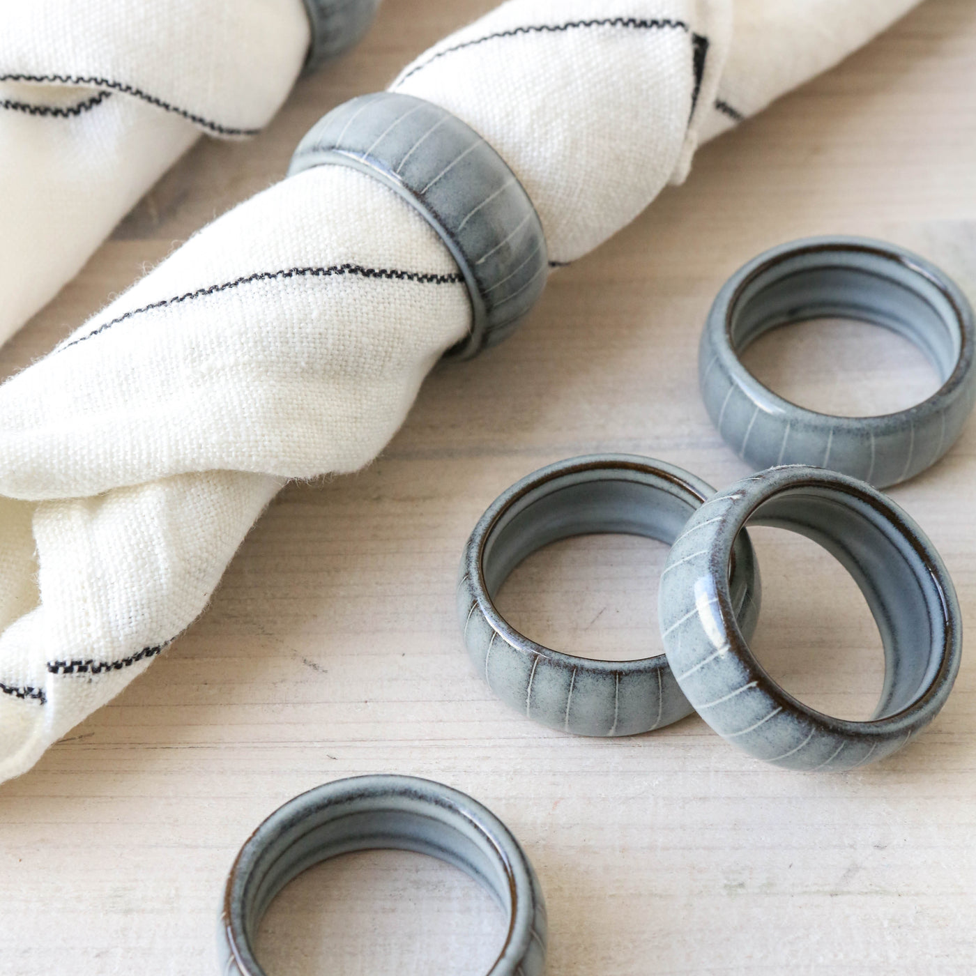 6 Nordic Sea Napkin Rings