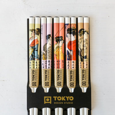 Chopstick Gift Set - Geisha White
