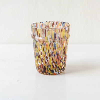 Speckled Beldi Drinking Glass - Multi