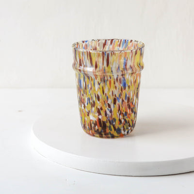 Speckled Beldi Drinking Glass - Multi