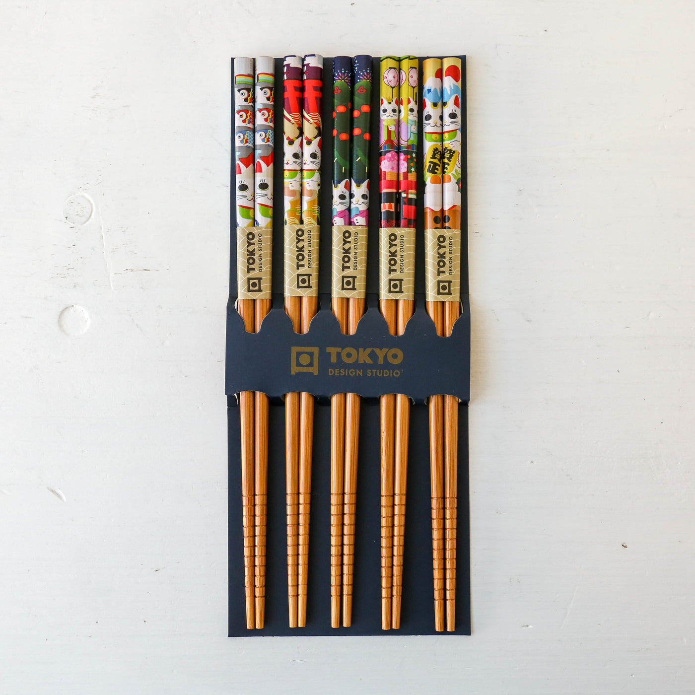 Chopstick Gift Set - Lucky Cat & Koinobori