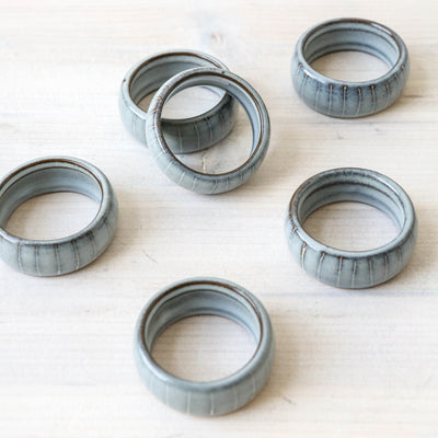 SALE 6 Nordic Sea Napkin Rings