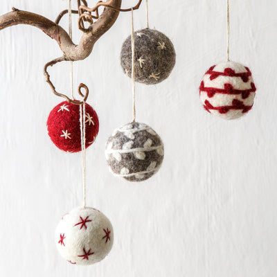Ball Ornament Felt Hanging Decoration