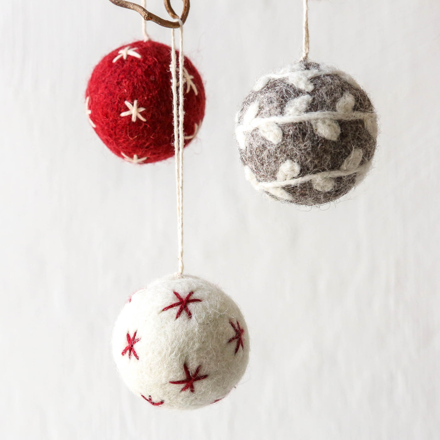 Ball Ornament Felt Hanging Decoration