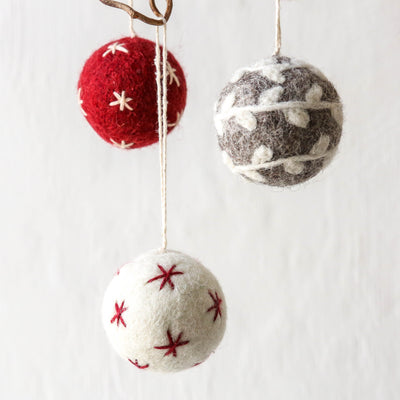 Ball Ornament Felt Hanging Decoration