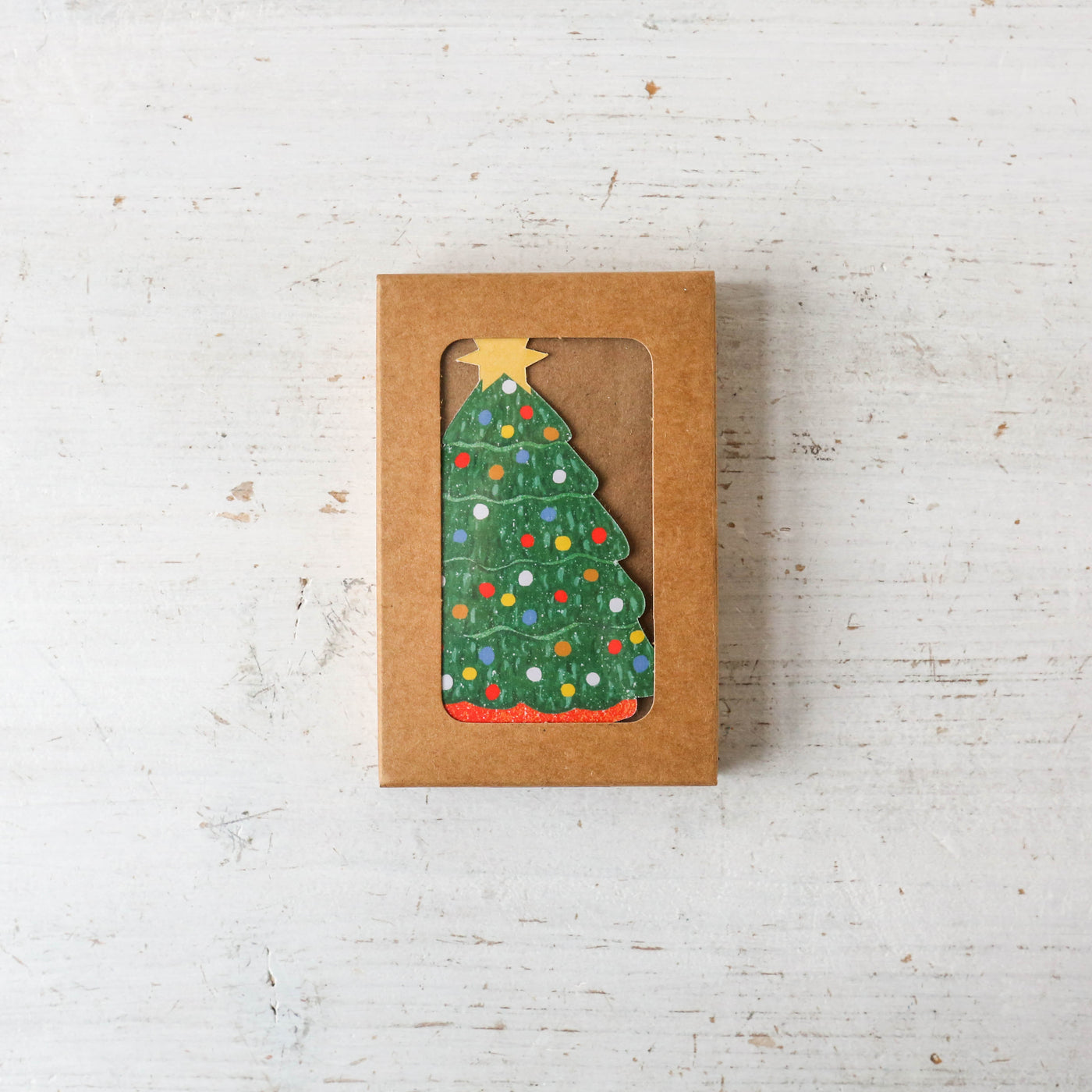 Christmas Tree Mini Cards - Box of 6