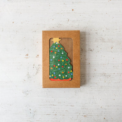 Christmas Tree Mini Cards - Box of 6