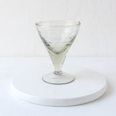 Cocktail Glass with Etching
