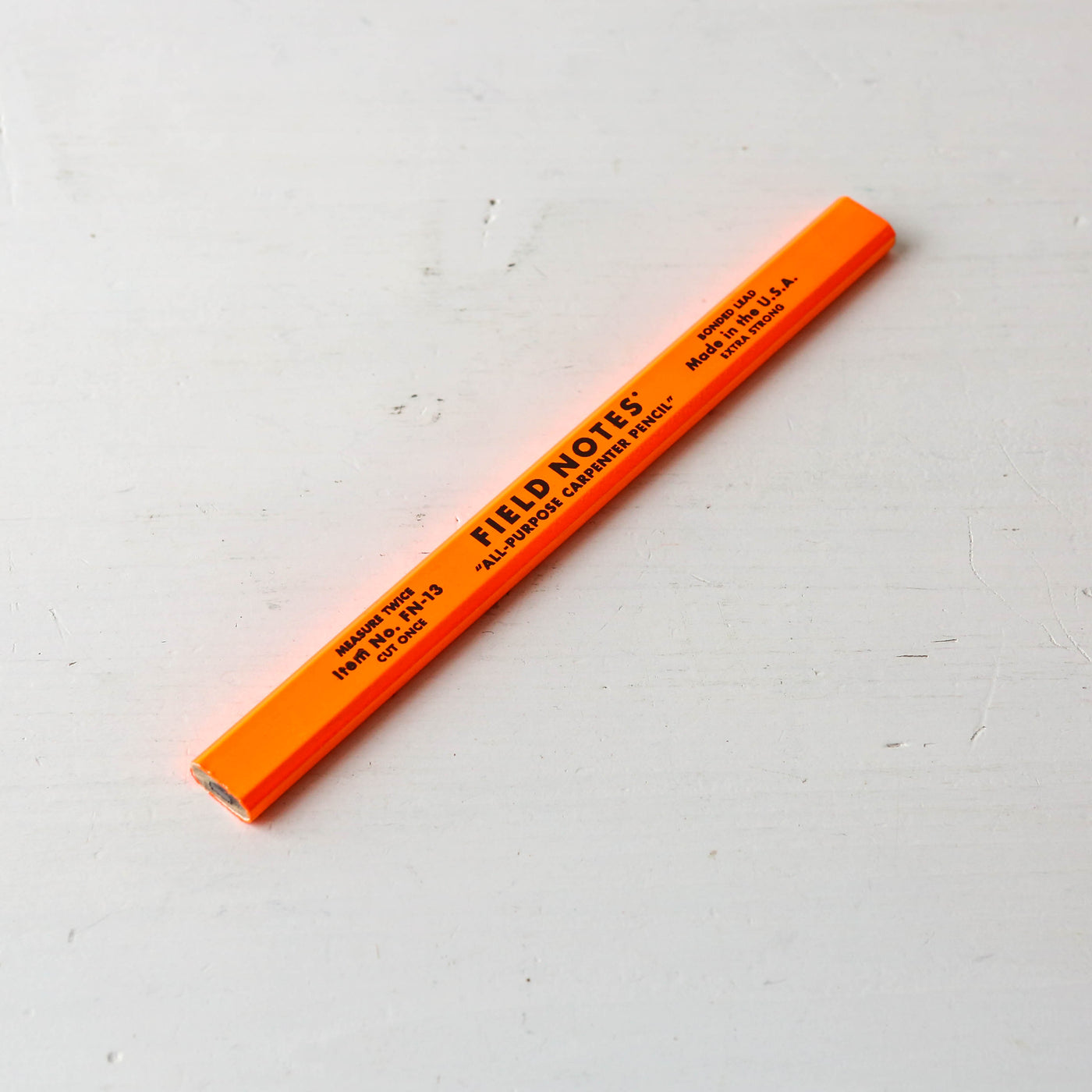 Field Notes - Carpenter Pencil in Fluorescent Orange