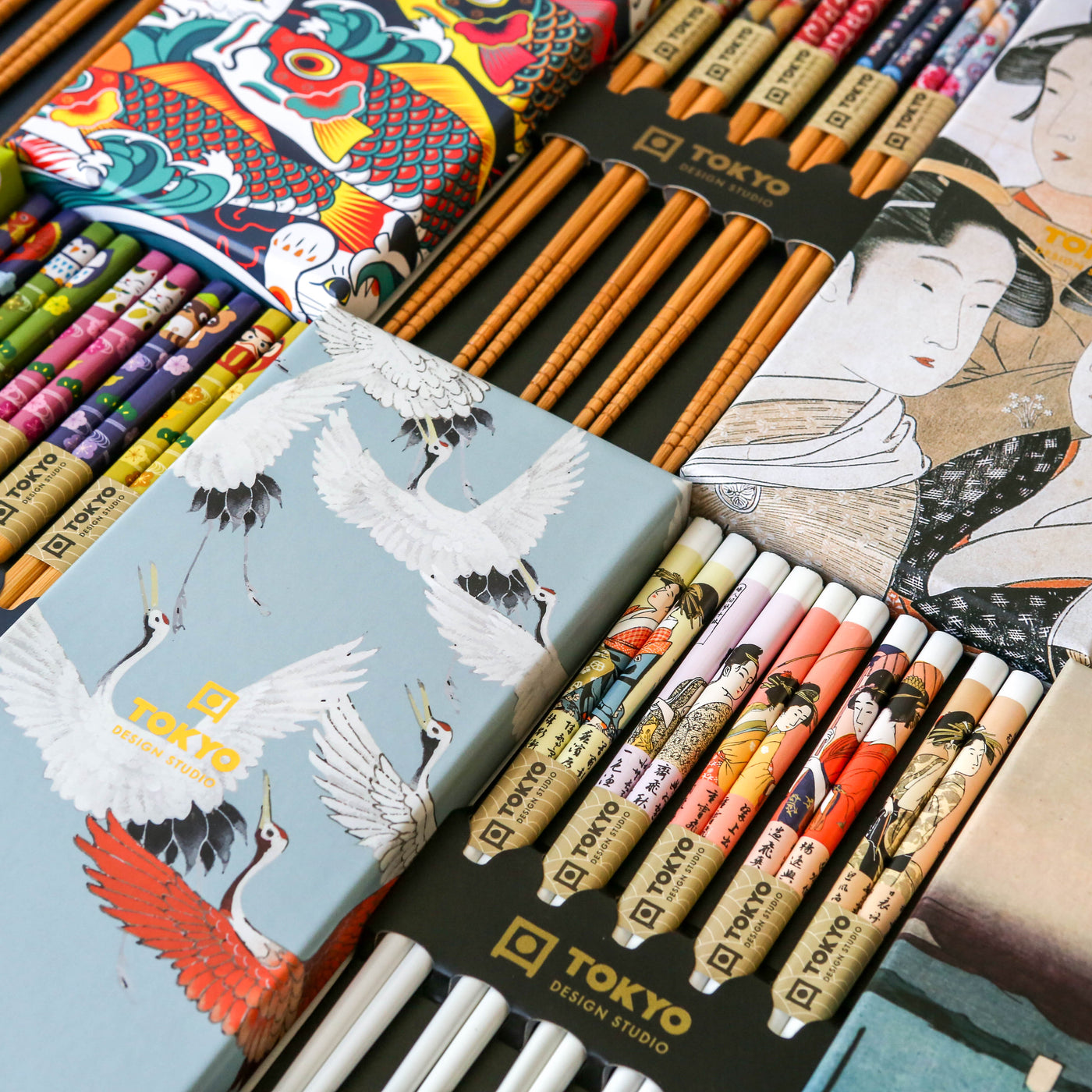 Chopstick Gift Set - Geisha White