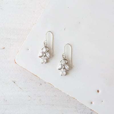 Nouveau Jewel Earrings - Silver