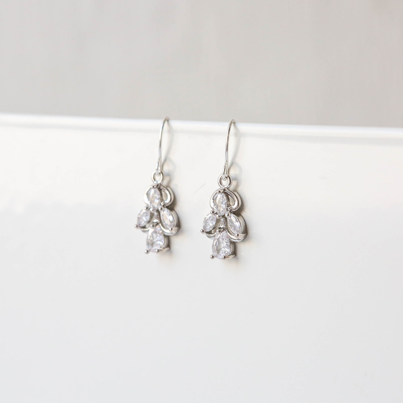 Nouveau Jewel Earrings - Silver