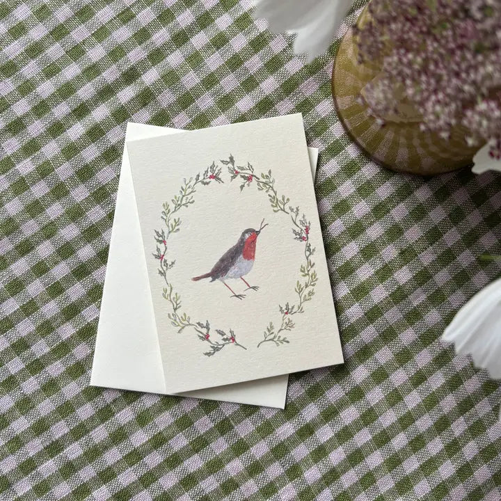 Christmas Robin Mini Card