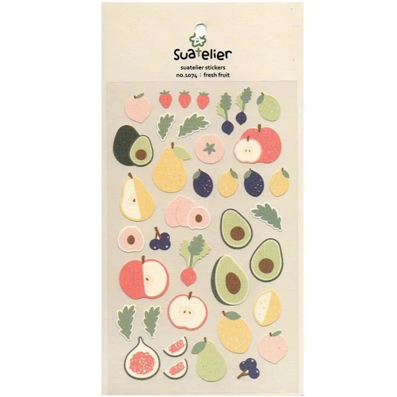Fresh Fruit Stickers - 1074