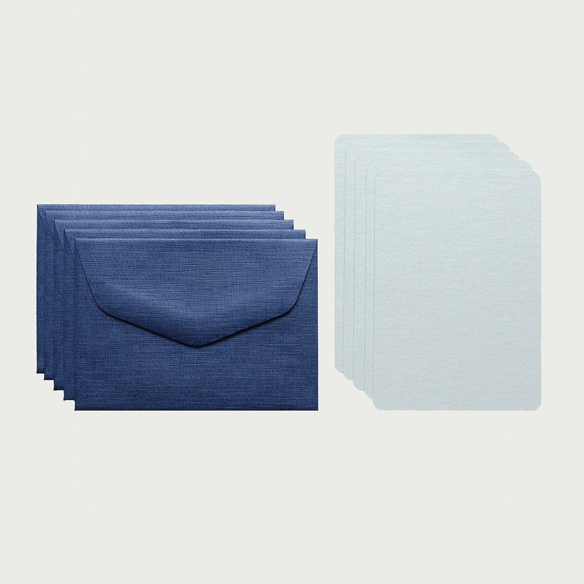 Mini Plain Cards and Envelopes - Pack of 5