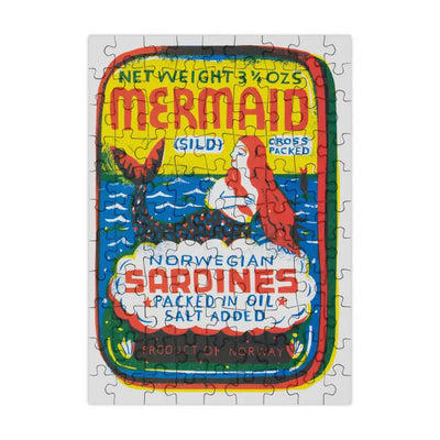 Mini 99 Piece Jigsaw Puzzle - Mermaid Sardines