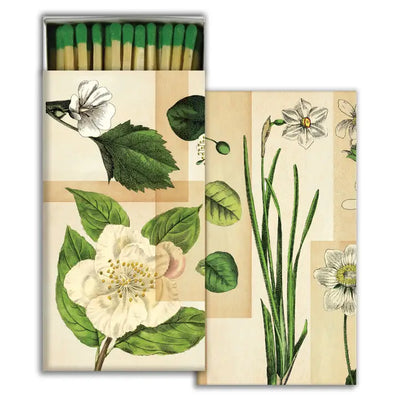 White Floral Boxed Matches