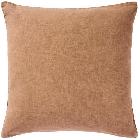 Linen Cushion Cover - Camel