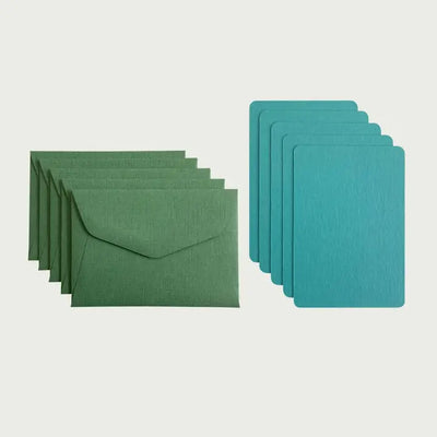 Mini Plain Cards and Envelopes - Pack of 5