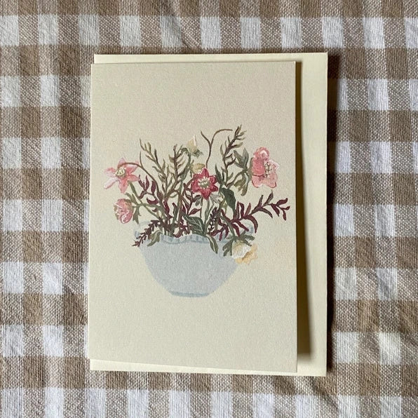 Winter Hellebore Mini Card