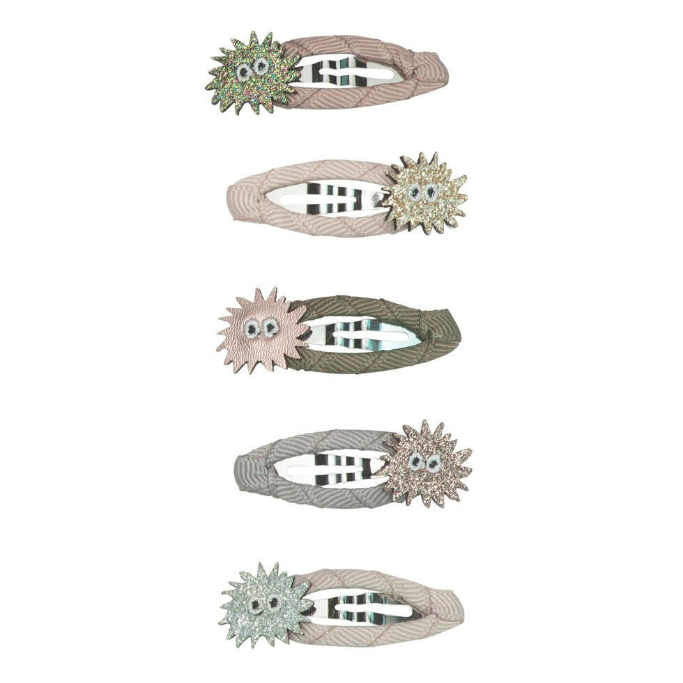 Mimi and Lula Mini Hair Clips - Monsters Pack of 5