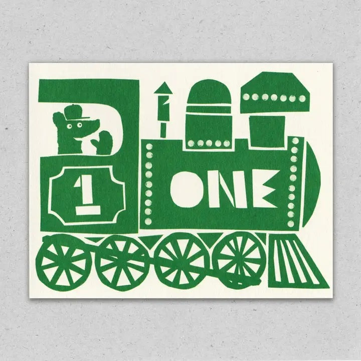 No. 1 Green Train Card