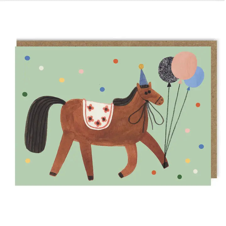 Party Horse Card