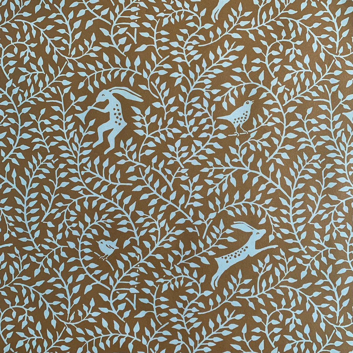 Bronze 'Dancing Hare' Wrapping Paper