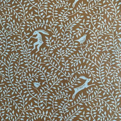 Bronze 'Dancing Hare' Wrapping Paper
