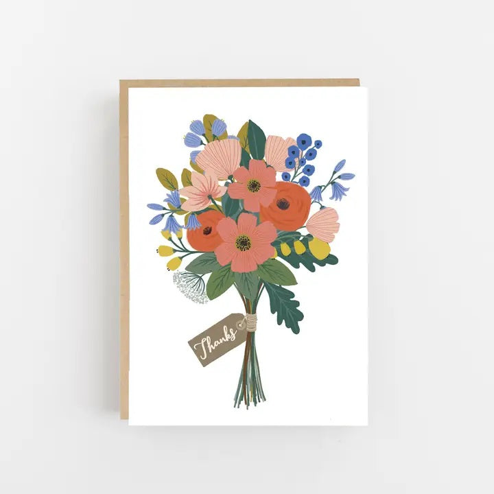 Bunch of Flowers Thank You Card