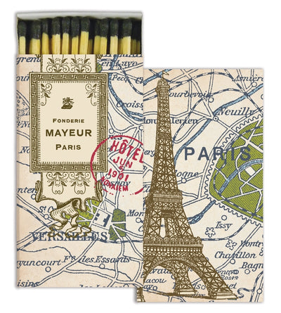 Paris Map Boxed Matches
