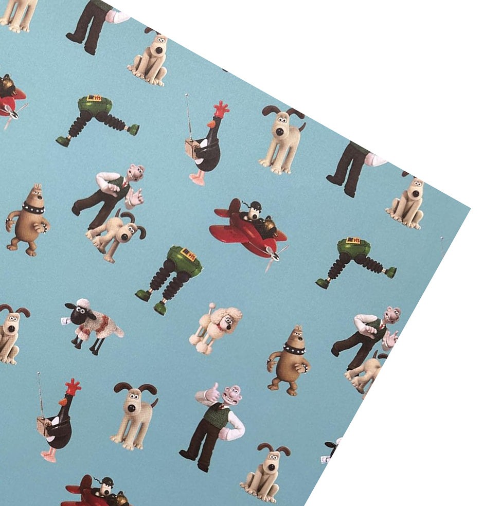 Aardman Wallace and Gromit Wrapping Paper