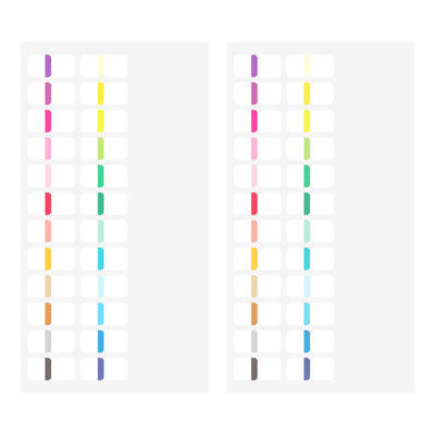 Midori Index Label Chiratto 24 Colours