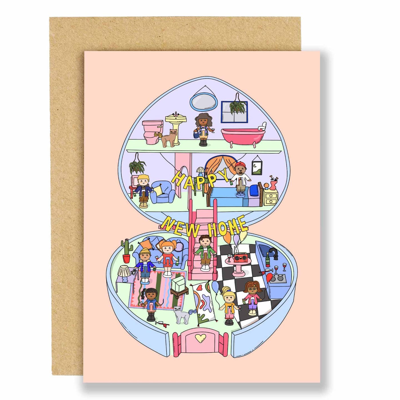 Polly's Housewarming Party Card