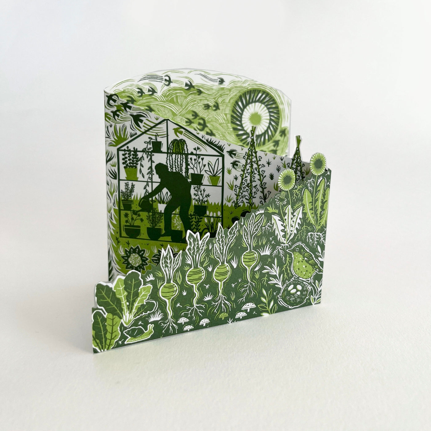 Allotment Concertina Card