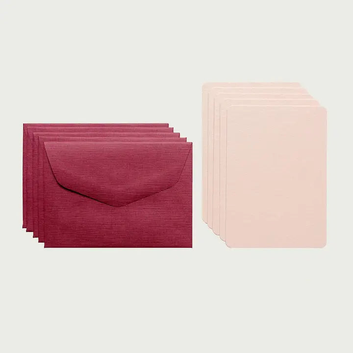 Mini Plain Cards and Envelopes - Pack of 5