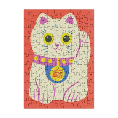 Mini 99 Piece Jigsaw Puzzle - Lucky Cat