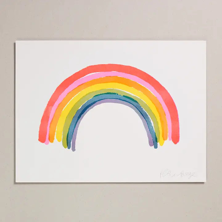 Rainbow Risograph Print - 30 X 40cm